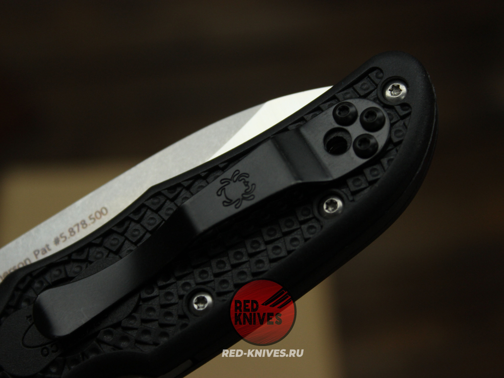 Нож Spyderco Endura 4 Emerson Wave - рук. черная (версия 2024г.) RK-499