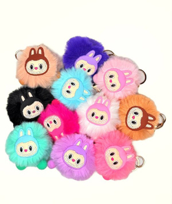 Мягкий брелок "Лабубу" 7 см оптом