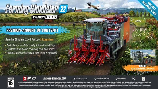 Игра Farming Simulator 22 - Premium Edition (PS4, русские субтитры)