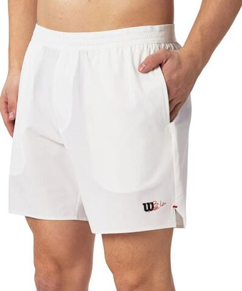 Мужские теннисные шорты Wilson Tournament Short 7" - белый