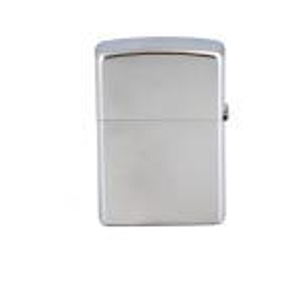 Зажигалка ZIPPO Classic Satin Chrome™ с изображением пламени и логотип Zippo ZP-205 ZIPPO