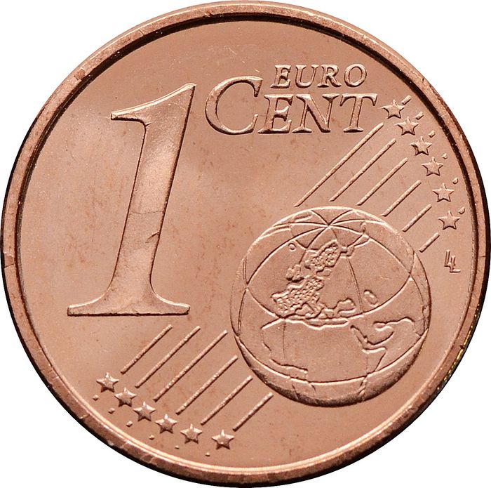 1 евроцент 2013 Испания (1 euro cent)