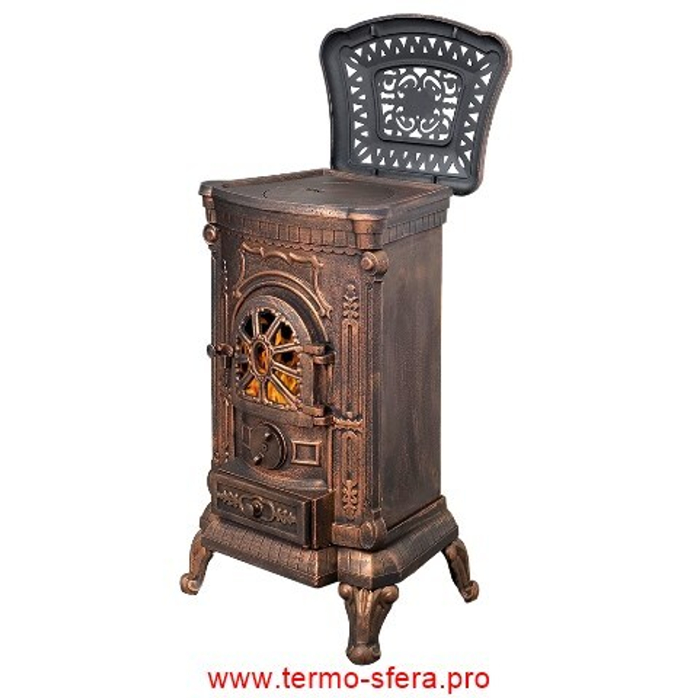 Печь-камин Везувий А-07 "Медь"