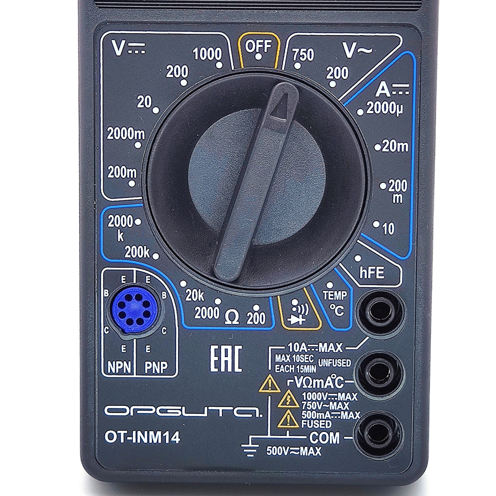 Мультиметр DT-838 Орбита OT-INM14 со звуком