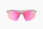 Спортивные очки Demetz Relief L / Matte Crystal / Fluorescent Yellow V. Pink Photochromic Mirror Red Cat.1 to 3