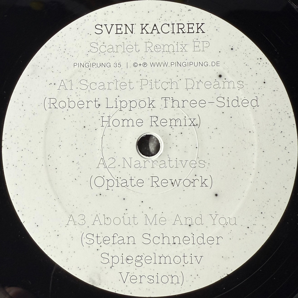 Виниловая пластинка Sven Kacirek ‎– Scarlet Remix EP