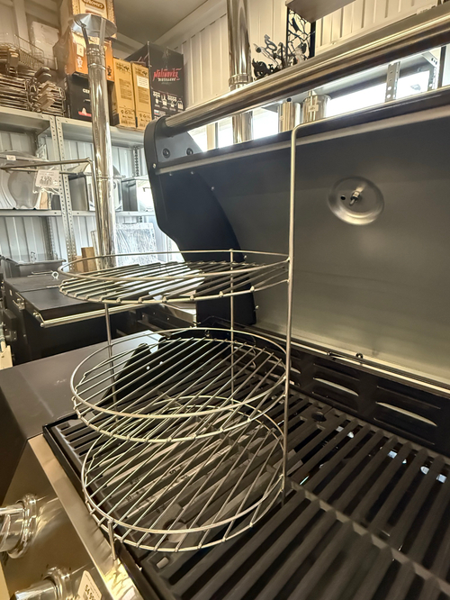 Этажерка с ручками 3х ярусная с доп.кольцом Д290*440