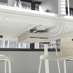 Стол для переговоров - MITTZON IKEA /ИКЕА МИТТЗОН , 108х140х75 см, белый