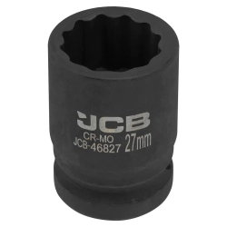 Головка ударная 3/4'', 27мм (12гр.) JCB JCB-46827