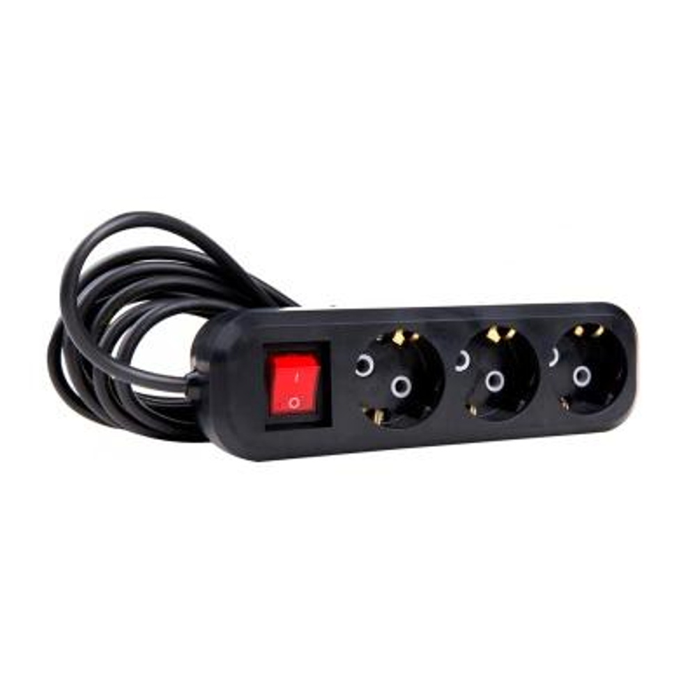 Сетевой удлинитель Атлант 3 гн 3м с выключателем