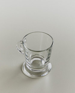 Zara Home чашка из стекла, цвет прозрачный, 6.5 см
