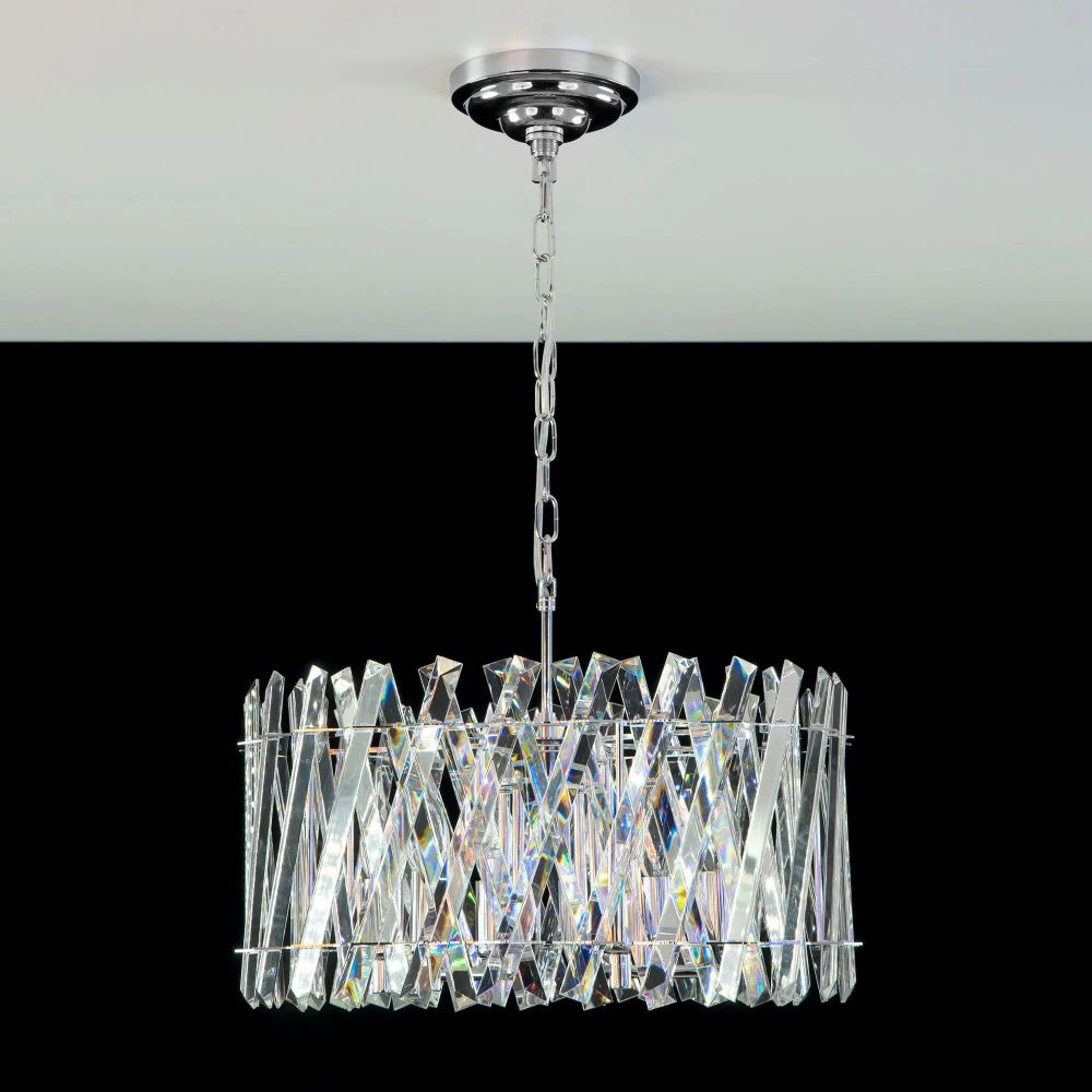 Citilux Ингвар CL334261 Люстра подвесная хрустальная Хром