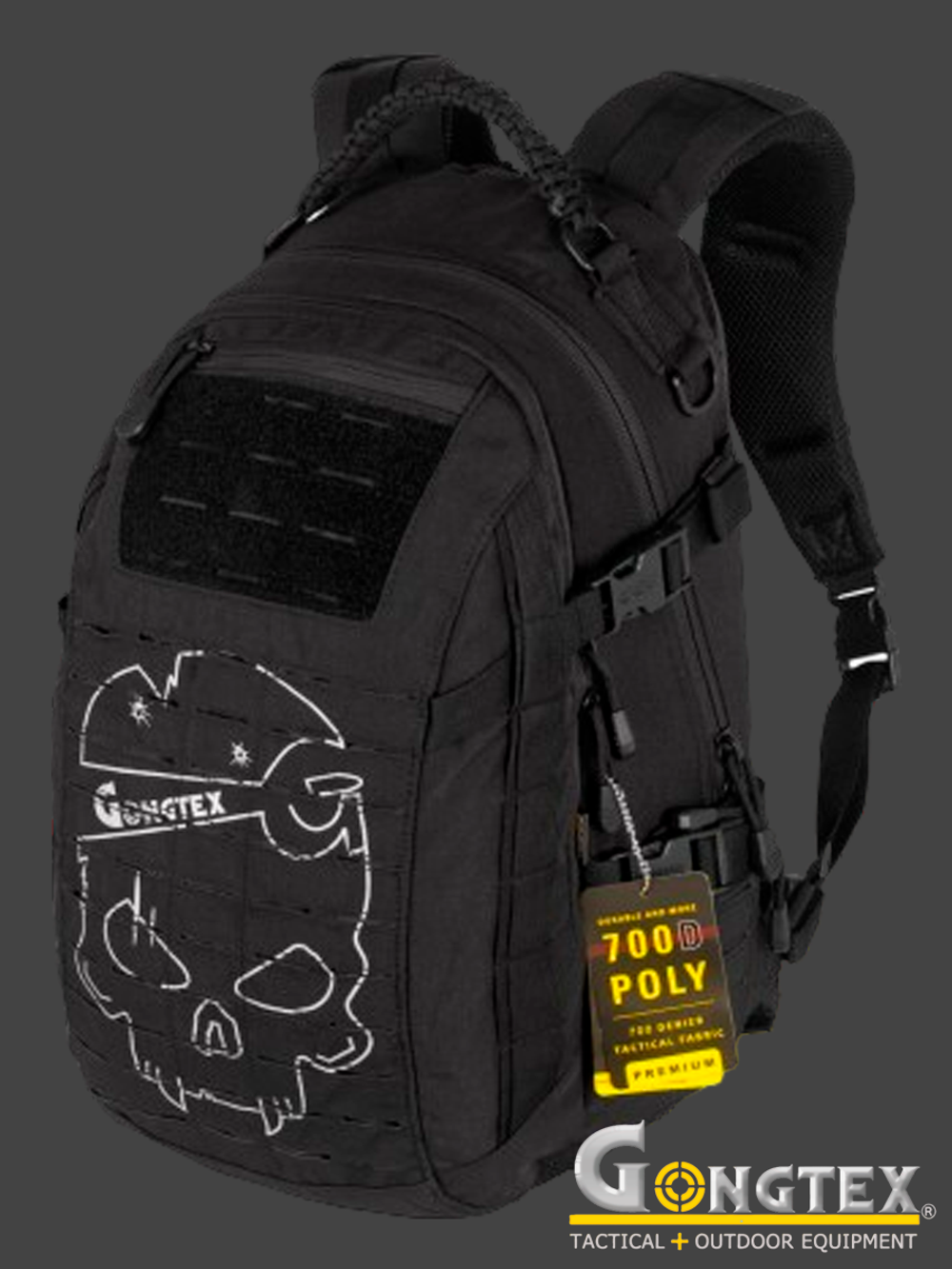 Рюкзак тактический Gongtex Mission Pack, 20 л (GB0424). Чёрный