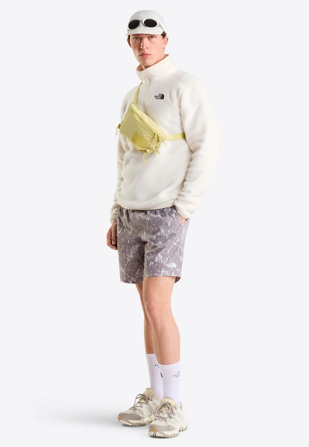 Флисовая кофта The North Face SHISPARE - white dune
