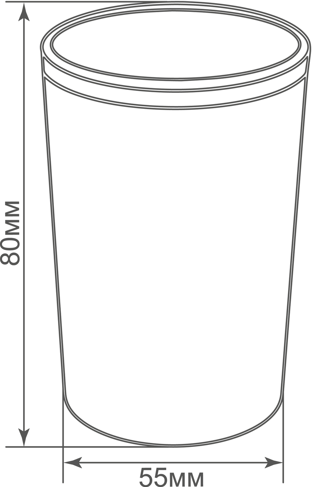 Светильник накладной,  GU10,  D55xH80мм,  IP20,  латунь,  без лампы