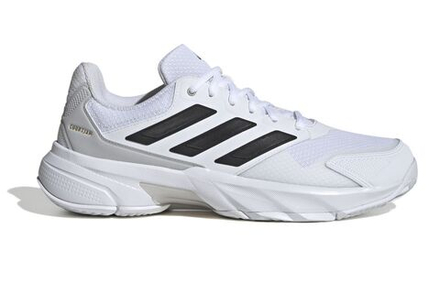 Мужские кроссовки теннисные Adidas CourtJam Control 3 M - white/black/grey