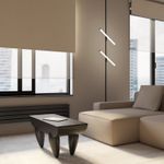 DK5355-BK Светильник для трека Air, серия Ray 4000 со светодиодом, L500*W35*H79mm,?33, 48V DC, 12W, RA?90, 120°, 4000K, IP20, черный, алюминий