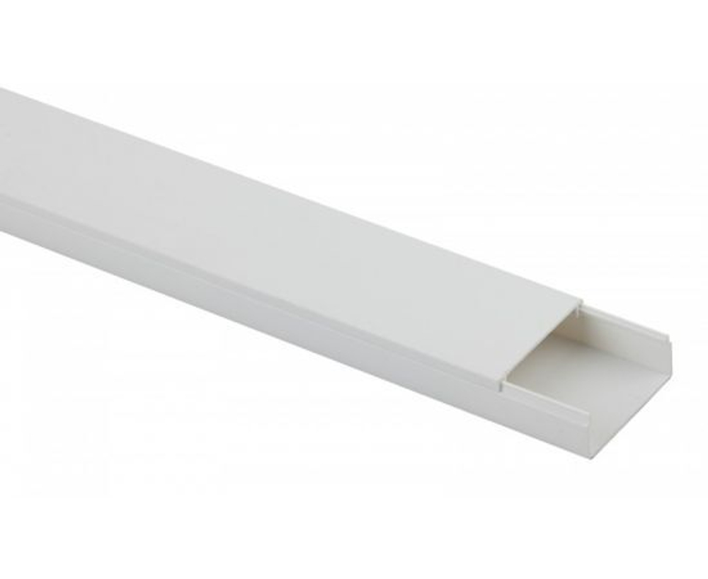 Кабель-канал ПВХ 40х16 (2м) ПАН-Электро белый ( 8 штук )