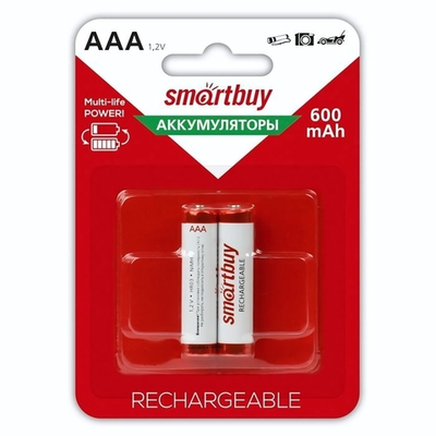 Аккумулятор Smartbuy R03 600 mAh BL/2