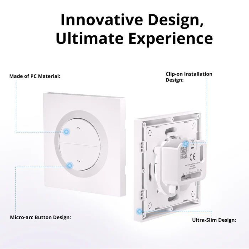 Настенный выключатель для рольставней Sonoff ERBS