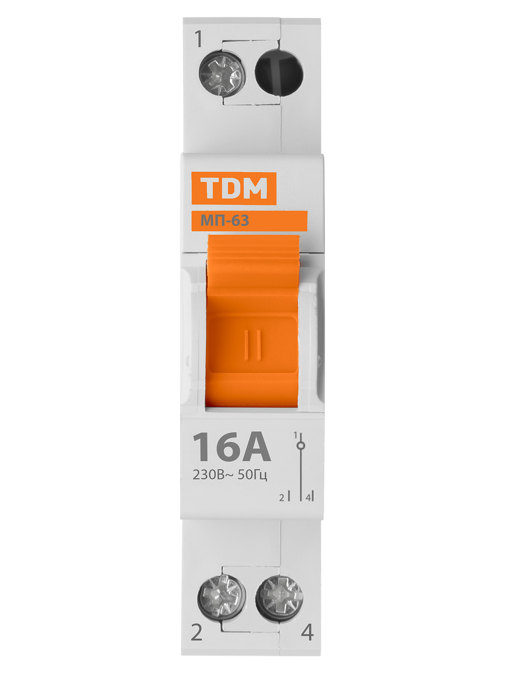 Модульный переключатель трехпозиционный МП-63 1P 16А TDM SQ0224-0003