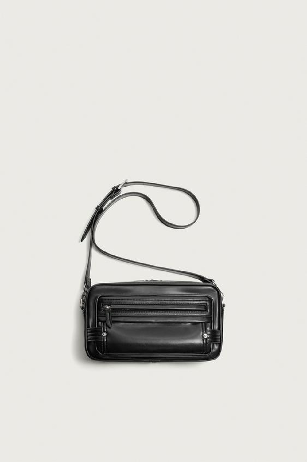 ZARA МЯГКАЯ СУМКА, ЧЕРНЫЙ