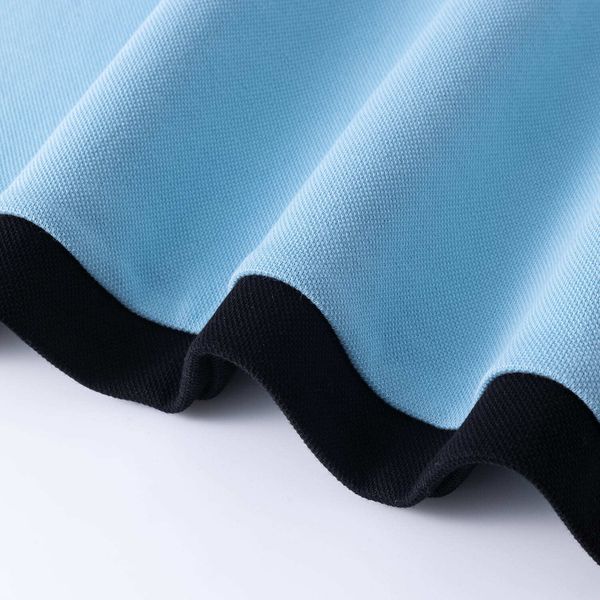 Поло голубое - фото 8