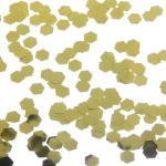 Конфетти «Грани» 15 г (6 мм), Золото