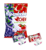 Жевательные конфеты клубника/виноград/маракуя в ассортименте, 84гр Alpenliebe 2 chew