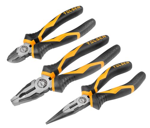 TOLSEN (TT10410) Набор пассатижей и бокорезы "GRIPro", 3 предмета