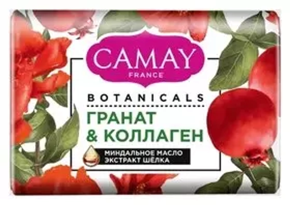Мыло "CAMAY" ГРАНАТ & КОЛЛАГЕН 85гр