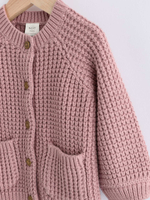 Вязаный кардиган для малышей Next K82-440, Розовый