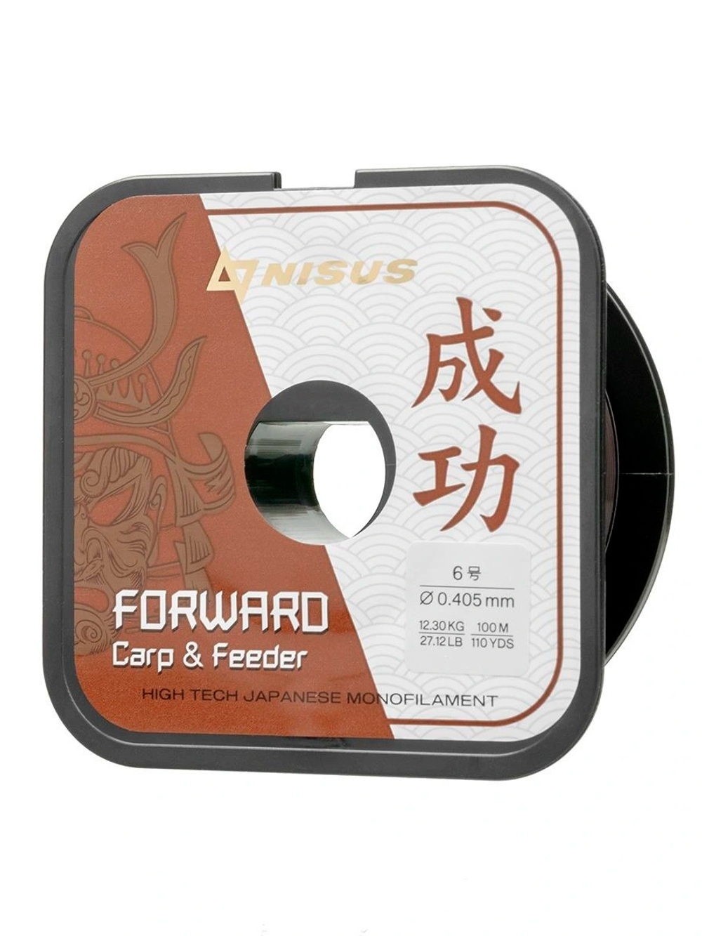 Леска для рыбалки Nisus FORWARD Carp&Feeder brown Nylon 0,437mm/150m (N-FCF-0437-150)