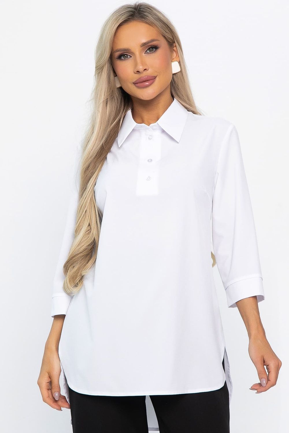 Блуза Искра (белая) Б14736-3М LT Collection