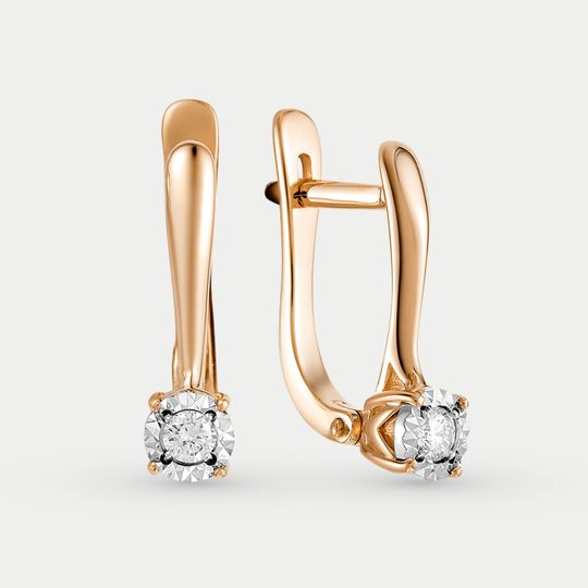 Серьги с брилл