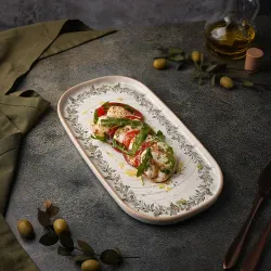 Блюдо овальное 30*15,5 см h2 см с бортом Oliva By Bone Innovation [6]