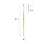 Кисть пони № 4 круглая, Пифагор