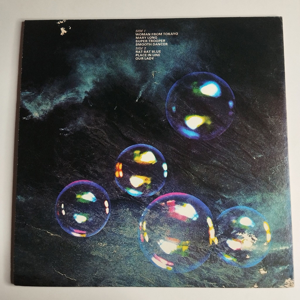 Винтажная виниловая пластинка LP Deep Purple Who Do We Think We Are (USA 1975) Rat Bat Blue
