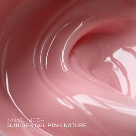 Nail Moda Builder Gel Pink Nature - Гель моделирующий камуфляж, 30мл