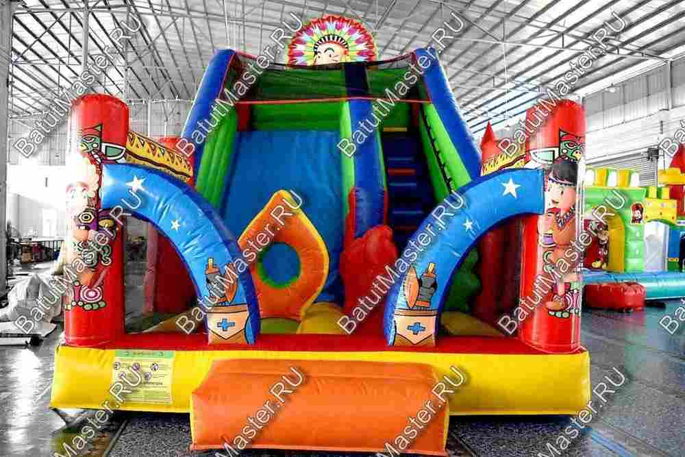 Надувная горка "Индиана" 7*5*6 м