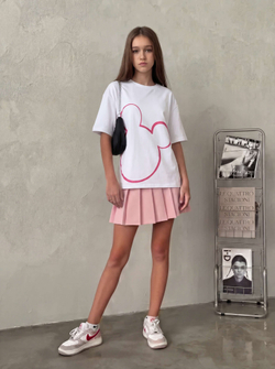 Футболка для девочки маус