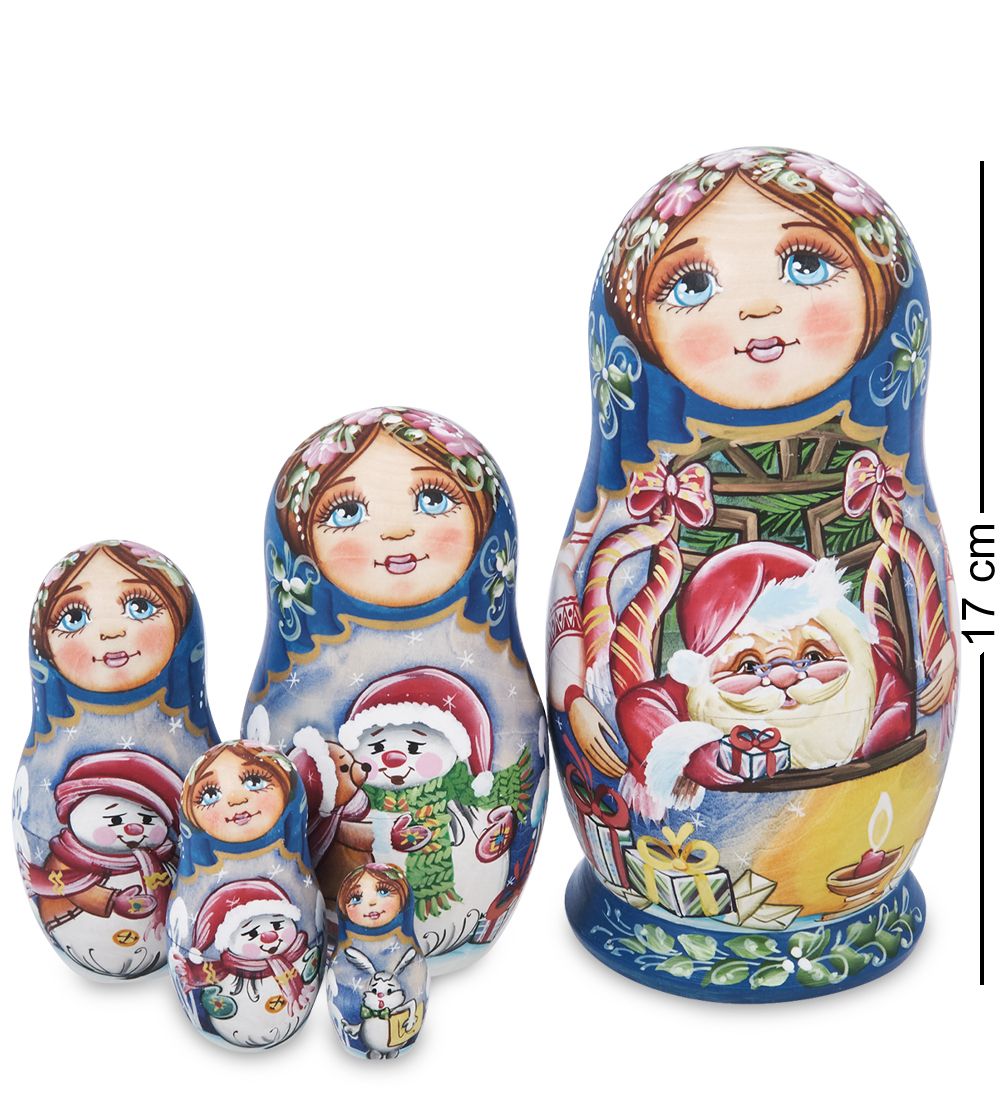 МР-16/38-B Матрешка 5м «Дед мороз»