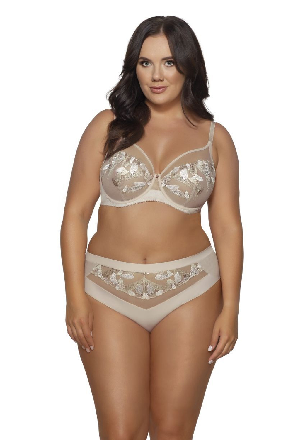 Бюстгальтер Masumi с мягкими чашками +size (Размер: 80K) (Цвет: телесный)