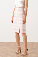 4842 Юбка женская (молочно-розовый)