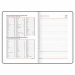 Ежедневник недатированный А5 (138х213 мм), BRAUBERG VISTA, под кожу, гибкий, 136 л., "Great Britain", 112007