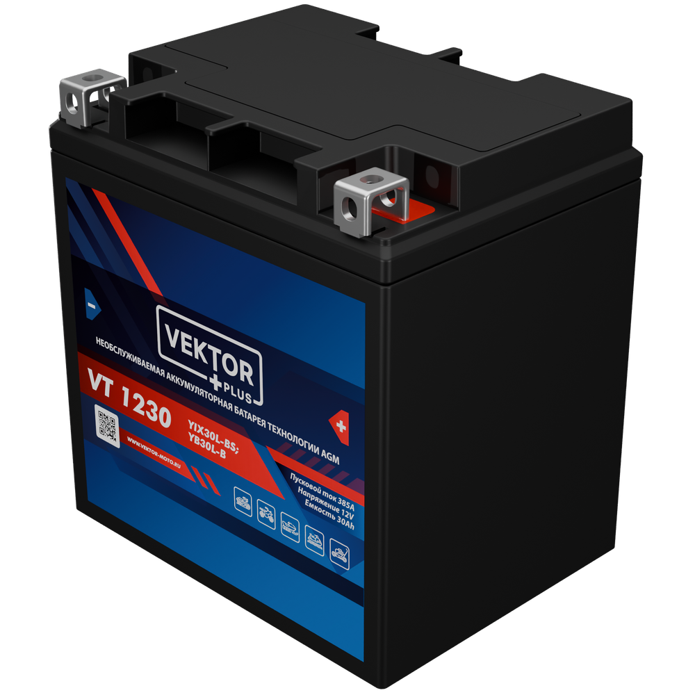 VEKTOR VT 1230 аккумулятор