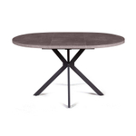 Стол круглый Vegas раздвижной (100+40) камень темный