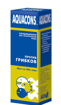 Кондиционер для воды "Против грибков",  50мл 2606