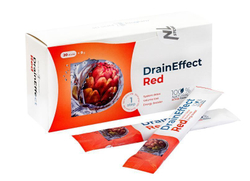 Дренирующий напиток Драйнэффект DrainEffect Red, со свежим вкусом лесных ягод и легким ароматом гибискуса, 20 стиков