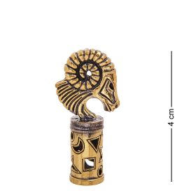 AM-3578 Наперсток-карандаш «Знак зодиака-Овен» (латунь)